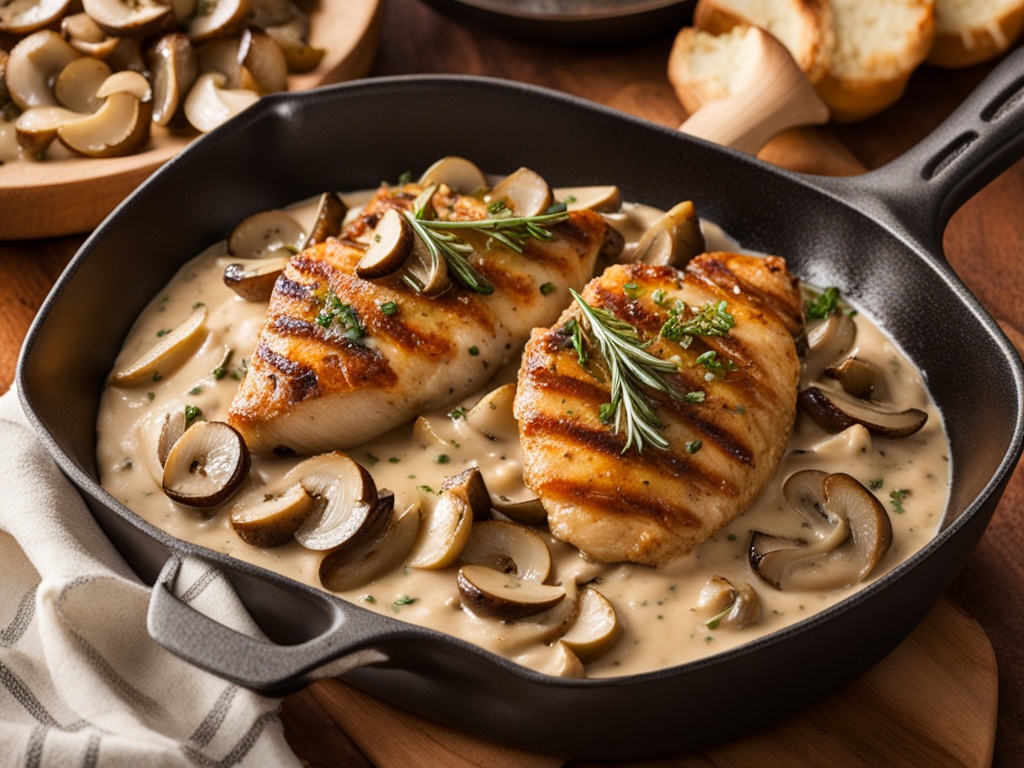 Keto Chicken with Mushroom Sauce Recipe – Rich and Flavorful Low-Carb Dinner