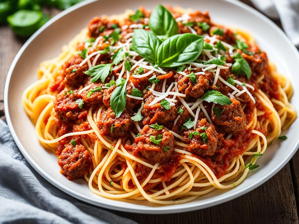 Keto Ground Meat Spaghetti with Konjac Noodles – Versatile Low-Carb Dish