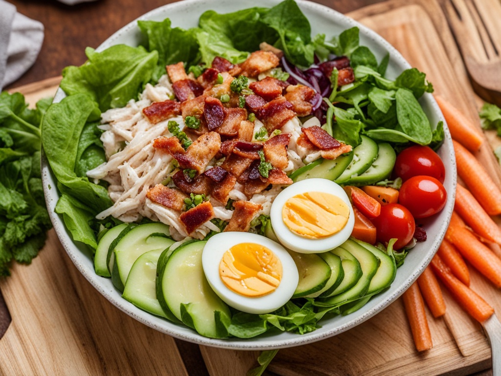 Keto Shredded Chicken Bacon Salad