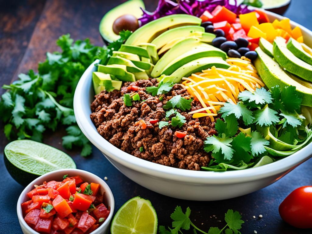 Keto Ground Beef Burrito Bowl Recipe – Low-Carb Mexican Delight