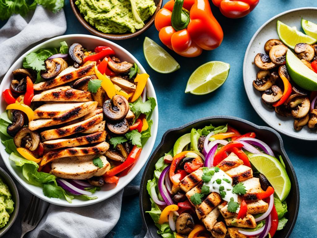 keto chicken fajitas