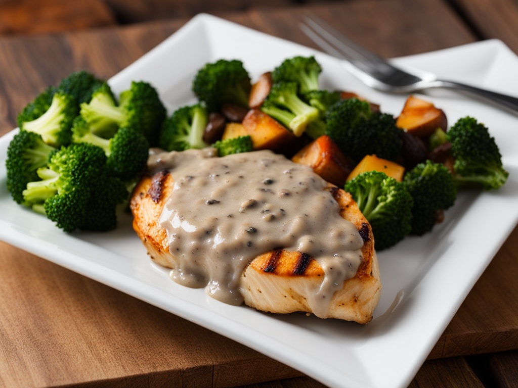 keto chicken with mushroom sauce