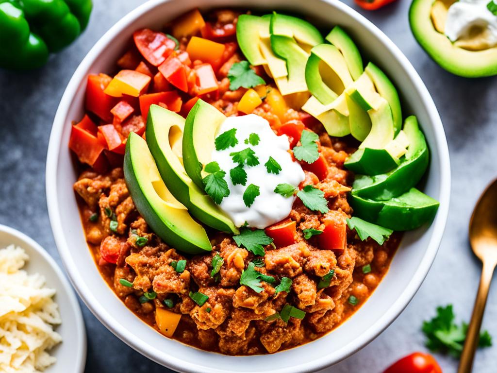 keto ground chicken chili